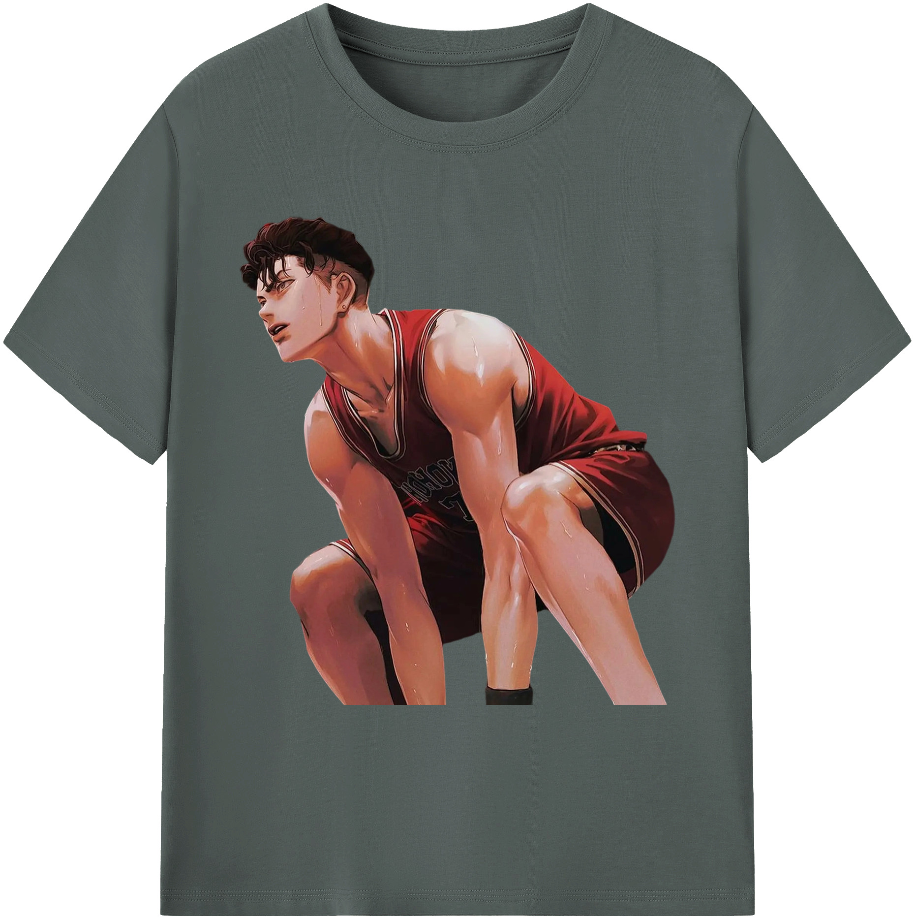 （画像用） SLAM DUNK／スラムダンク 綿100％ メンズ半袖Tシャツ｜肌触りやわらか＆通気性